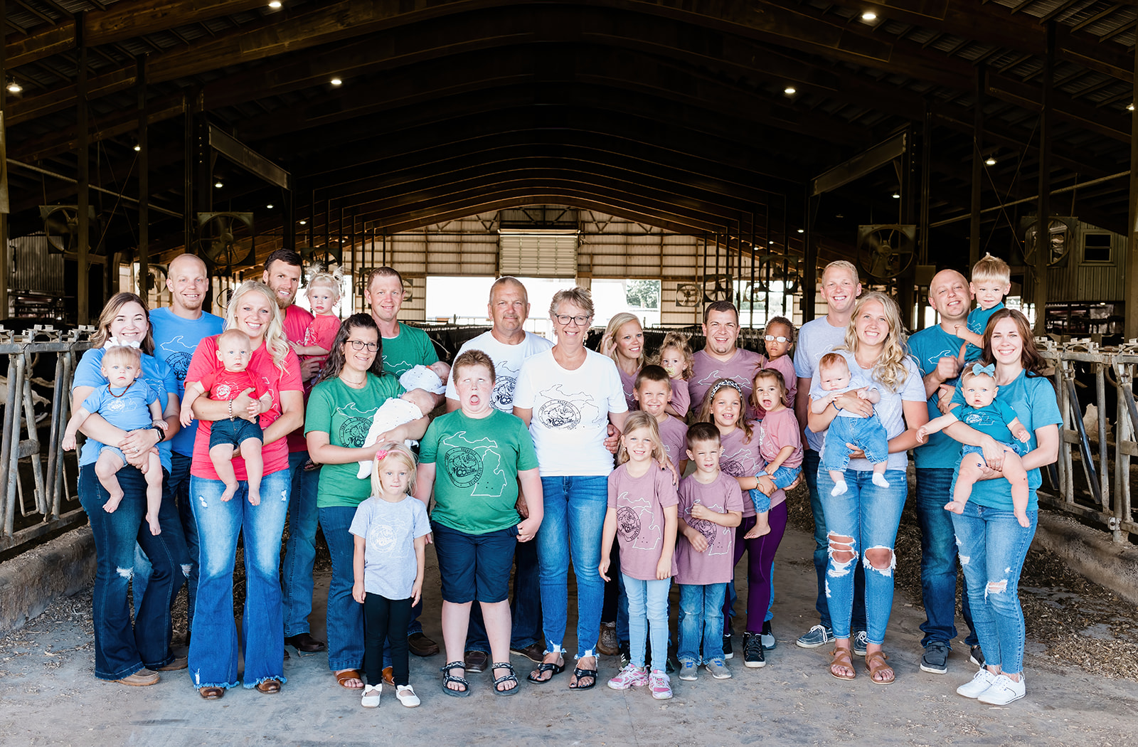 A group photo of members of the Westendorp family